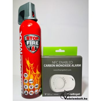   ReinoldMax StopFire tűzoltó spray 750ml + FireAngel Szén-monoxid érzékelő