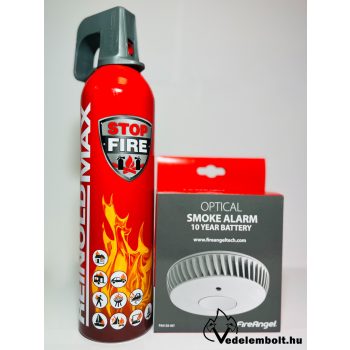   ReinoldMax StopFire tűzoltó spray 750ml + FireAngel Optikai Füstérzékelő