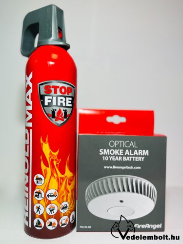 ReinoldMax StopFire tűzoltó spray 750ml + FireAngel Optikai Füstérzékelő
