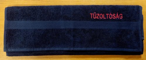 Kéztörlő TŰZOLTÓSÁG hímzéssel