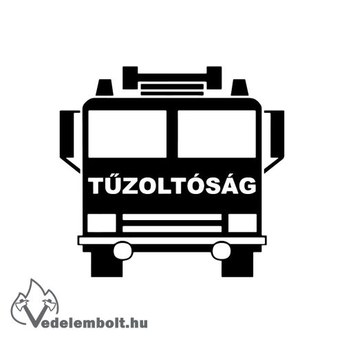 Tűzoltóautó matrica
