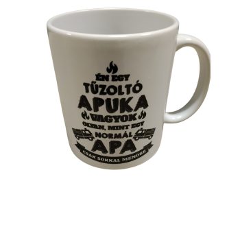 Tűzoltó apuka bögre