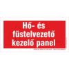 Hő és füstelvezető panel