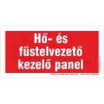 Hő és füstelvezető panel