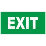 EXIT tábla - utánvilágító