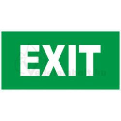 EXIT tábla - utánvilágító